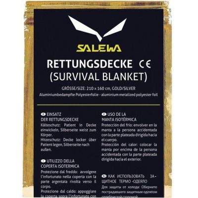Термоодеяло спасательное Salewa Rescue 2380 999 gold/silver UNI