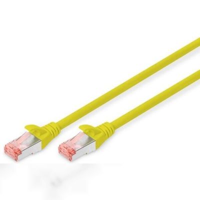 Патч-корд DIGITUS CAT 6 S-FTP, 1м, AWG 27/7, LSZH, желтый