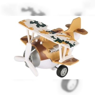 Самолет металический инерционный Same Toy Aircraft коричневый (SY8016AUt-3)