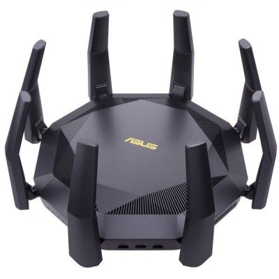 Маршрутизатор ASUS RT-AX89X AX6000 8xGE LAN 1xGE WAN 1x10GE 1xSFP+ 2xUSB3.1 MU-MIMO OFDMA MESH