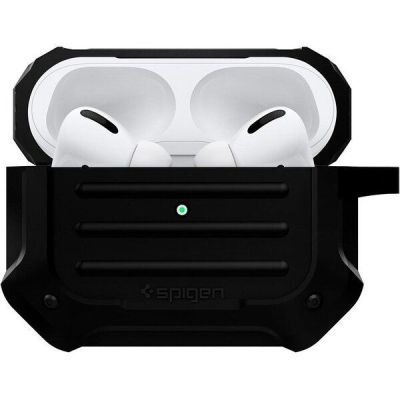 Чехол Spigen для AirPods Pro Tough Armor, Black (ASD00537)