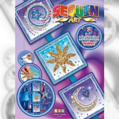 Набор для творчества Sequin Art SEASONS Cosmic ,Sun,Moon and Stars (SA1511)