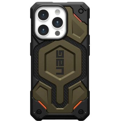 Чехол UAG для Apple iPhone 15 Pro Monarch Pro Magsafe, Kevlar Elemental Green (11422111397B)