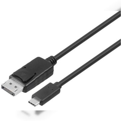 Кабель 2Е Type-C to DisplayPort (AM/AM), 1m, black (2EW-1925)