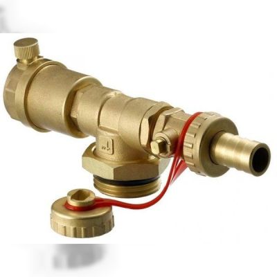 Торцевая секция Danfoss FHF-EM с ручным отводом воздуха (088U0786)