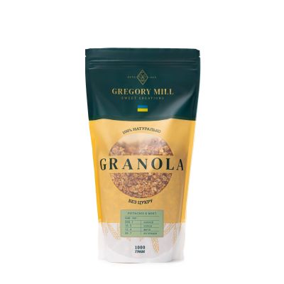 Гранола Gregory Mill Pistachio & Mint, 1000 г