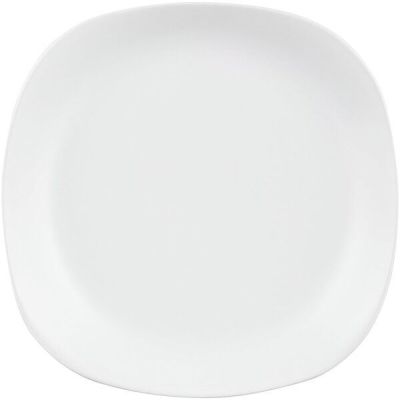 Тарелка десертная квадратная Ardesto Molize 20х20 см, White (AR2919MW)