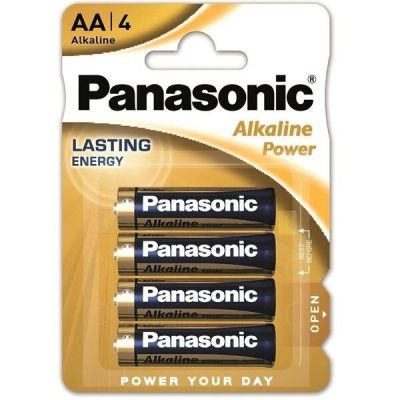 Батарейка Panasonic Alkaline Power AA BLI 4 (LR6REB/4BPR)