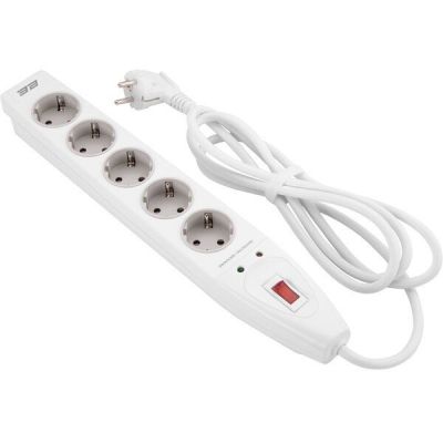 Сетевой фильтр 2E 5XSchuko 3G*1.5мм, 3м, white (2E-SP515M3WH)