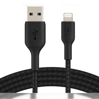Кабель Belkin USB-A – Lightning, 2m, black (CAA002BT2MBK)