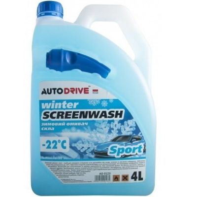Омыватель стекла Auto Drive Зимний Winter Screenwash Sport -22°C 4л. (AD0123)