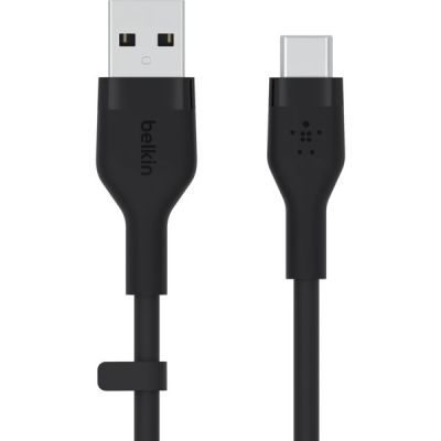 Кабель Belkin USB-A - Type-C silicone 2m Black (CAB008BT2MBK)