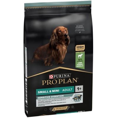 Сухой корм для мелких собак с чувствительным пищеварением Purina Pro Plan Dog OptiDigest 7 кг