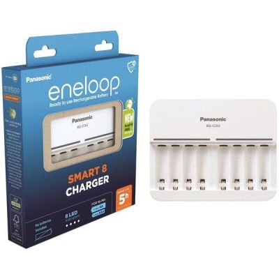 Зарядное устройство Panasonic Advanced Charger 8 ячеек, для АА/ААА аккумуляторов (BQ-CC63E)