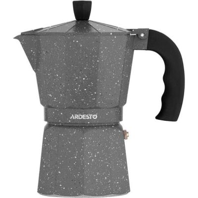 Гейзерная кофеварка Ardesto Gemini Molise, 6 чашек, серая (AR0806AGS)