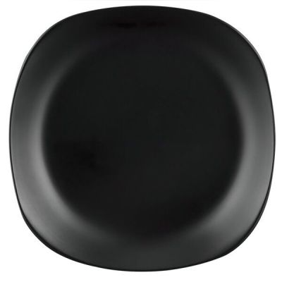 Тарелка десертная квадратная Ardesto Molize 20 см, Black (AR2919MB)