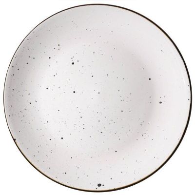 Тарелка десертная Ardesto Bagheria 19 см, Bright white (AR2919WGC)