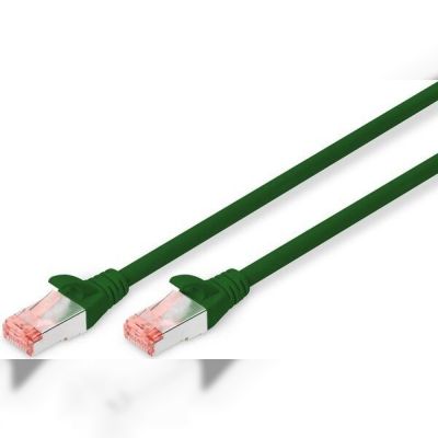 Патч-корд DIGITUS CAT 6 S-FTP, 2м, AWG 27/7, LSZH, зеленый