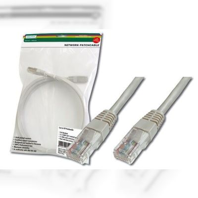 Кабель Патч-корд Digitus AWG 26/7 серый 2м