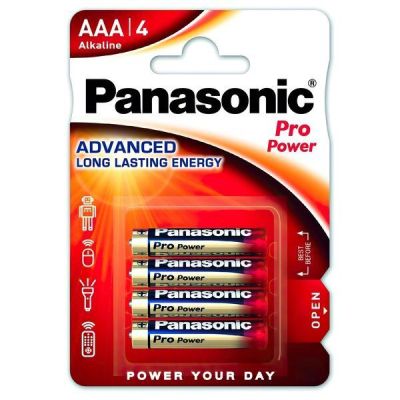 Батарейка Panasonic Pro Power AAA BLI 4 Alkaline (LR03XEG/4BP)