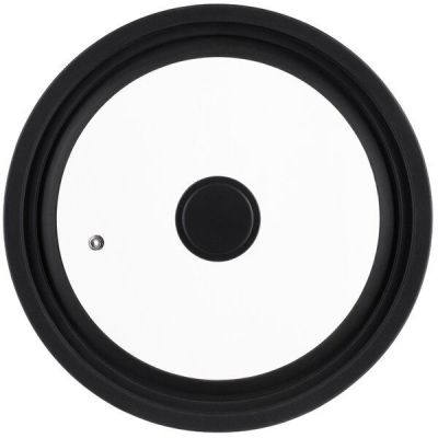 Крышка универсальная Ardesto Black Mars Smart 24/26/28 см, стекло, силикон (AR2428UL)