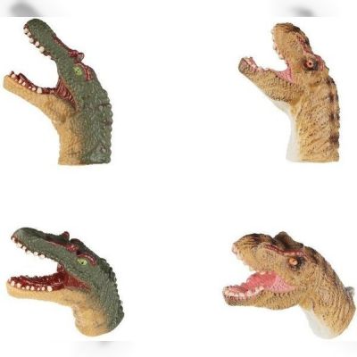 Игровой набор Same Toy Пальчиковый театр 2 ед, Спинозавр и Тиранозавр X236Ut-3
