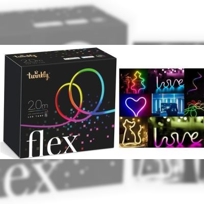 Smart LED контур Twinkly Flex RGB 200, Gen II, IP20, длина 2м (TWFL200STW-WEU)