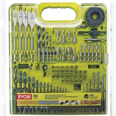 Набор бит и сверл Ryobi RAKDD90, 90 шт (5132004665)