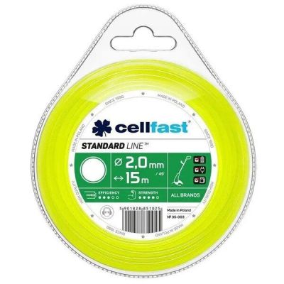 Леска косильная Cellfast 2.0 x 15м (35-003)