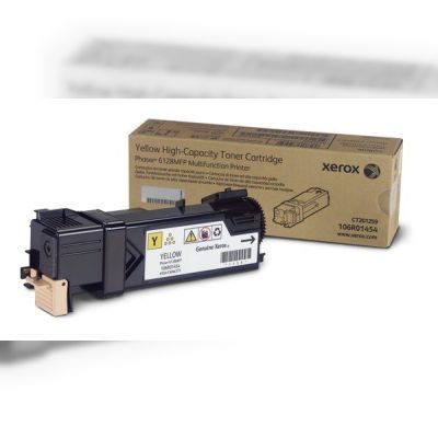 Тонер-картридж лазерный Xerox PH6128 Yellow (106R01458)