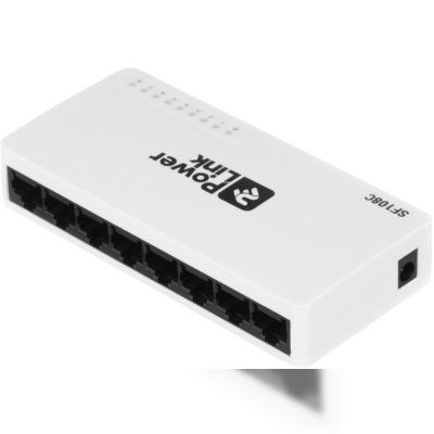 Коммутатор 2E PowerLink SF108C 8xFE, неуправляемый, десктоп