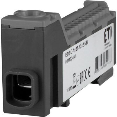 Блок распределительный ETI EDBC-1x25-13x2,5/B (1102450)