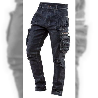 Рабочие штаны Neo Tools, DENIM, 5 карманов, р. XL