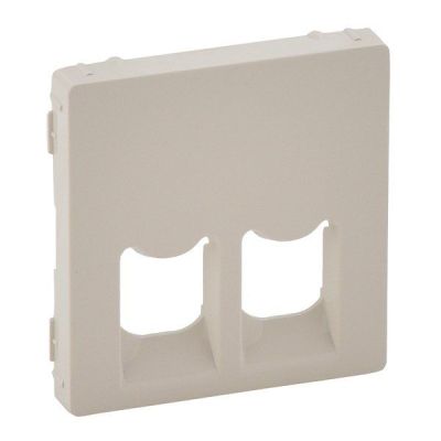 Лицевая панель розетки Legrand RJ11 + RJ45 Valena IN'MATIC/LIFE ivory