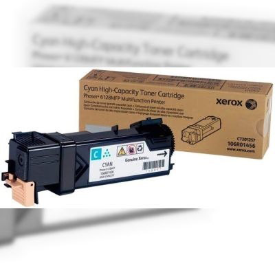Тонер-картридж лазерный Xerox PH6128 Cyan (106R01456)