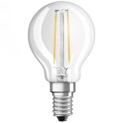 Лампа светодиодная OSRAM LED E14 4-40W P45 FILAMENT 4000K (4058075435209)