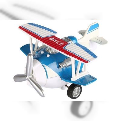 Самолет металический инерционный Same Toy Aircraft синий (SY8013AUt-2)