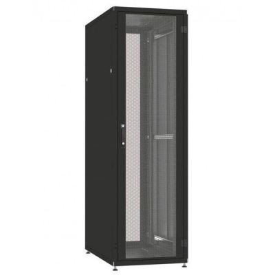 Шкаф ZPAS 19" 42U 600x1000, перфор.двери WZ-IT-426010-44AA-4-161-FP, черный