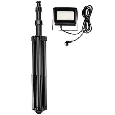 Прожектор Neo Tools, алюминий, 220 В, 50Вт, 4500 люмен, SMD LED, кабель 3 м с вилкой, IP65, на штати 99-060