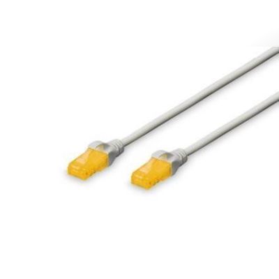 Патч-корд DIGITUS cat.6A U-UTP, 3м, AWG 26/7, Cu, LSZH, серого цвета