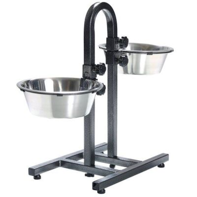 Подставка с мисками из нержавейки Trixie для собак, арка, 2 миски 2,8л 24см