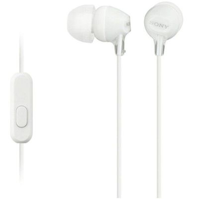 Наушники Sony MDR-EX15AP mic White