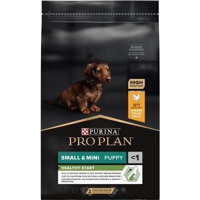 Сухой корм для щенков мелких пород Purina Pro Plan Puppy Small&Mini Optistart с курицей, 7 кг