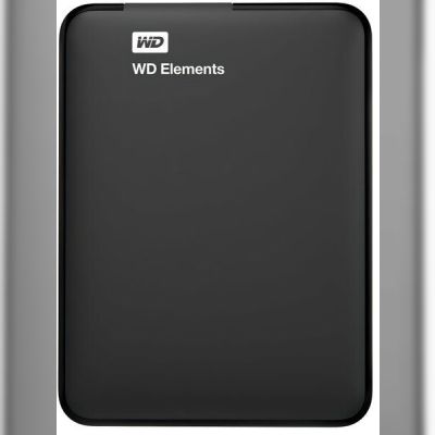 Жесткий диск WD 2.5 USB 3.0 1TB 5400rpm Elements Portable (WDBUZG0010BBK-WESN)