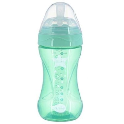 Бутылочка для кормления Nuvita NV6032 Mimic Cool 250мл 3м+ Антиколиковая, зеленая (NV6032GREEN)