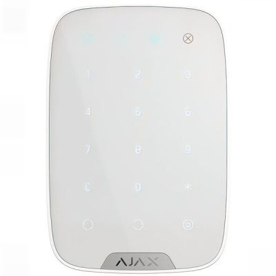 Беспроводная сенсорная клавиатура Ajax KeyPad EU белая