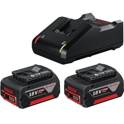 Набор аккумуляторов + зарядное устройство Bosch GBA 18В 2х4.0Aч, ЗУ GAL 18V-40 (1.600.A01.9S0)