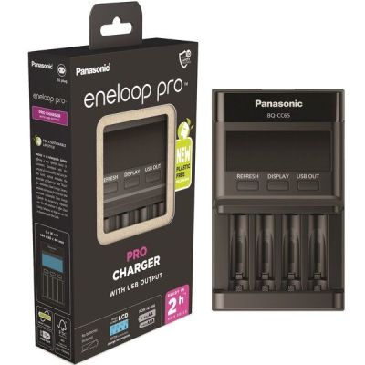 Зарядное устройство Panasonic Flagship Charger, для АА/ААА аккумуляторов (BQ-CC65E)
