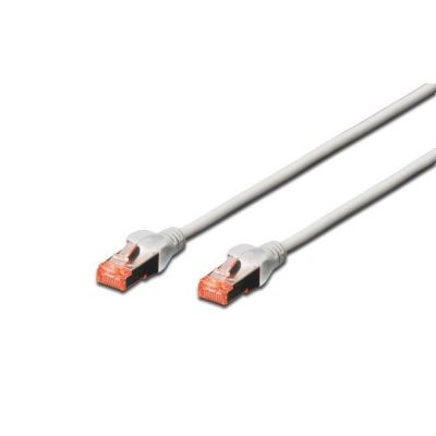 Патч-корд DIGITUS CAT 6 S-FTP, 3м, AWG 27/7, LSZH, серый