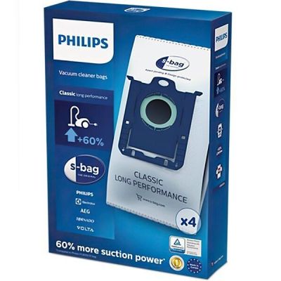 Сменный синтетический мешок-пылесборник S-bag Philips FC8021/03